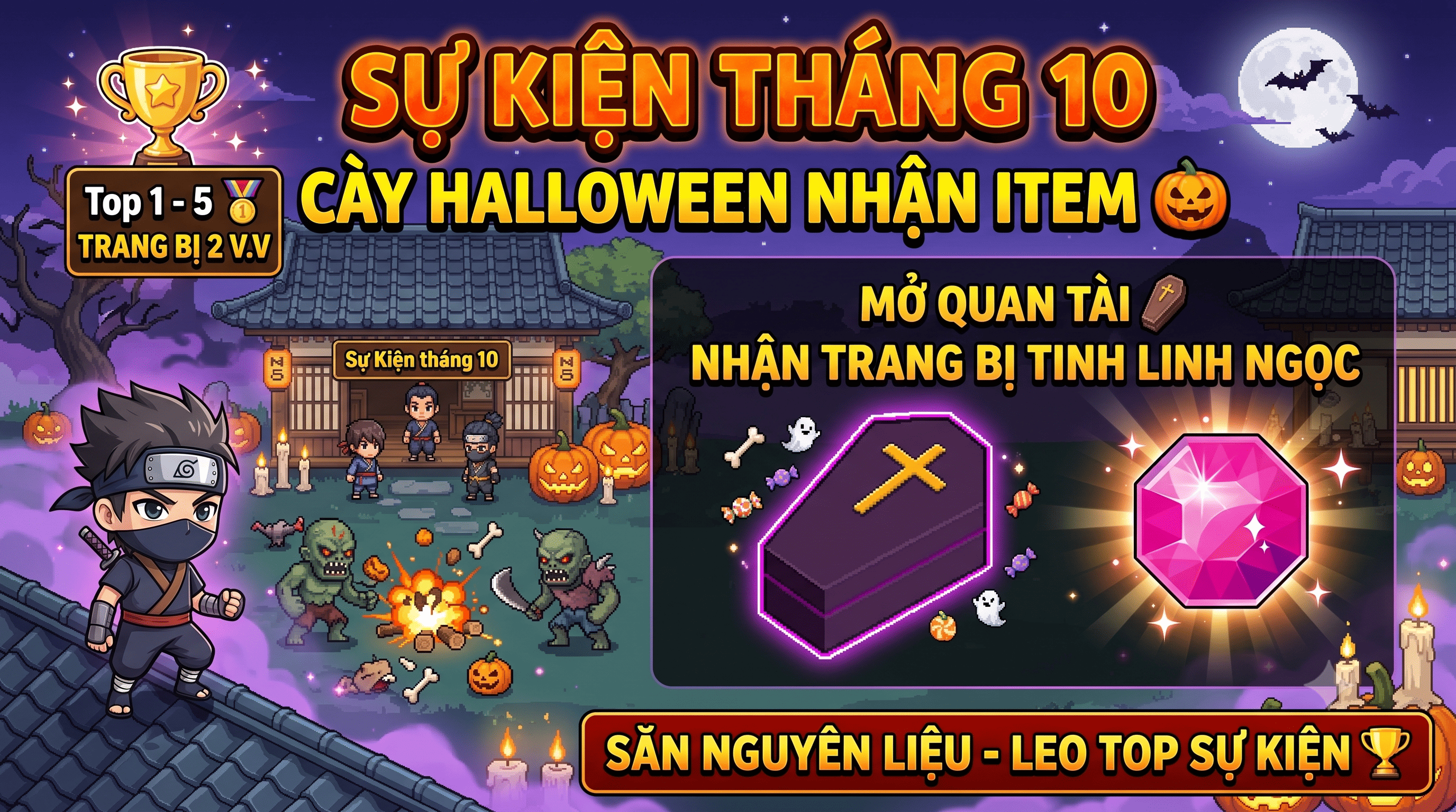 Sự kiện halloween chính thức ra mắt